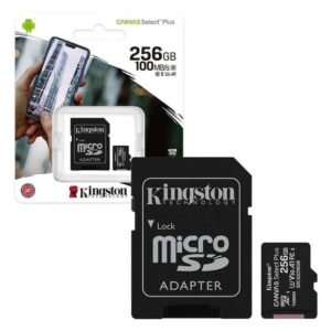 MEMORIA MICROSD KINGSTON CLASE 10 256GB