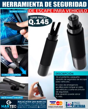 HERRAMIENTA DE SEGURIDAD DE ESCAPE VEHICULAR