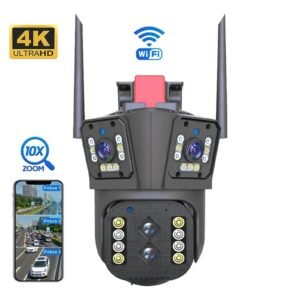 CAMARA PTZ WIFI TRIPLE VISION 8MPX 4K