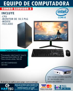 EQUIPO DE COMPUTADORA SERVIDOR 3