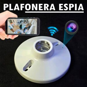 PLAFONERA CON CAMARA ESPIA WIFI 2MPX