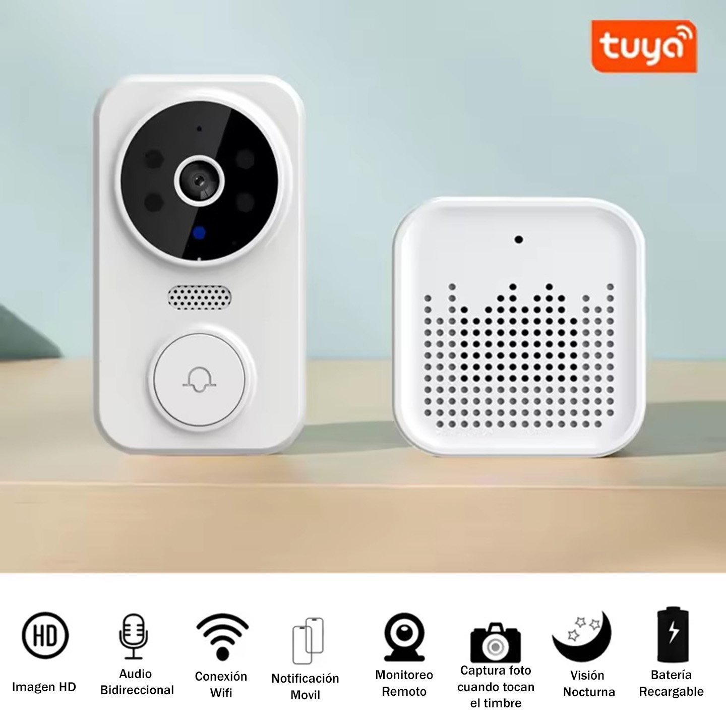 TIMBRE CON CAMARA WIFI MINI V1 - Imagen 9