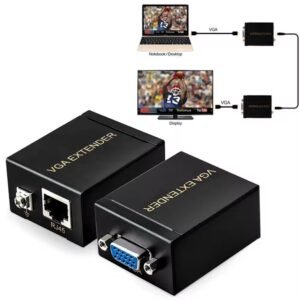 EXTENSOR VGA TIPO RJ45, ALCANCE 60MT