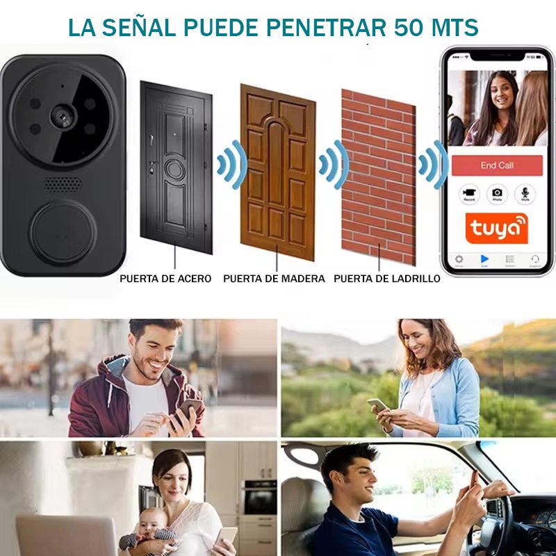 TIMBRE CON CAMARA WIFI MINI V1 - Imagen 3