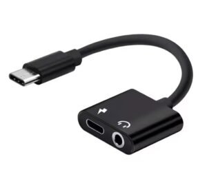 ADAPTADOR OTG TIPO C+AUDIO 3.5MM A TIPO C 2 EN 1