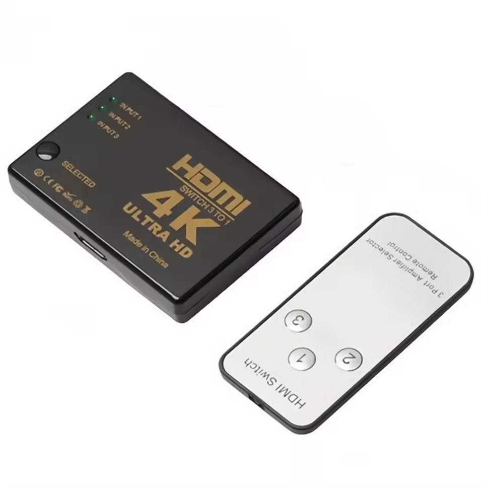 SWITCH CONMUTADOR HDMI 4 K, 5 x1