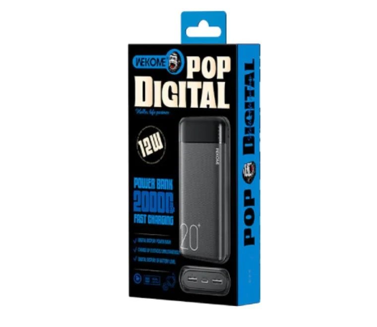 POWER BANK POP DIGITAL 20000 MAH 12W -WECOME - Imagen 2