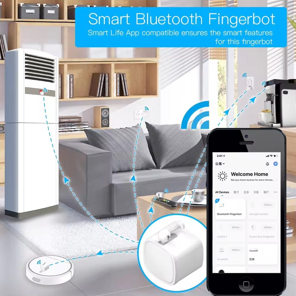 INTERRUPTOR INGELIGENTE-PULSADOR DE BOTÓN MECANICO SMART - Imagen 3