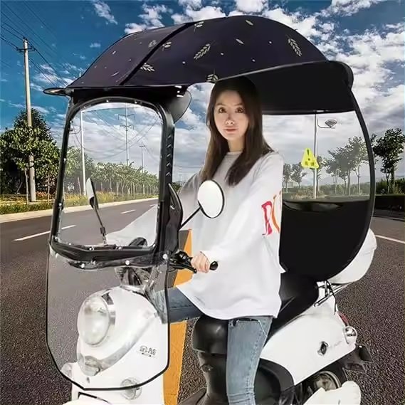 CUBIERTA DE AGUA Y SOL ADAPTABLE A CUALQUIR MOTOCICLETA - Imagen 8