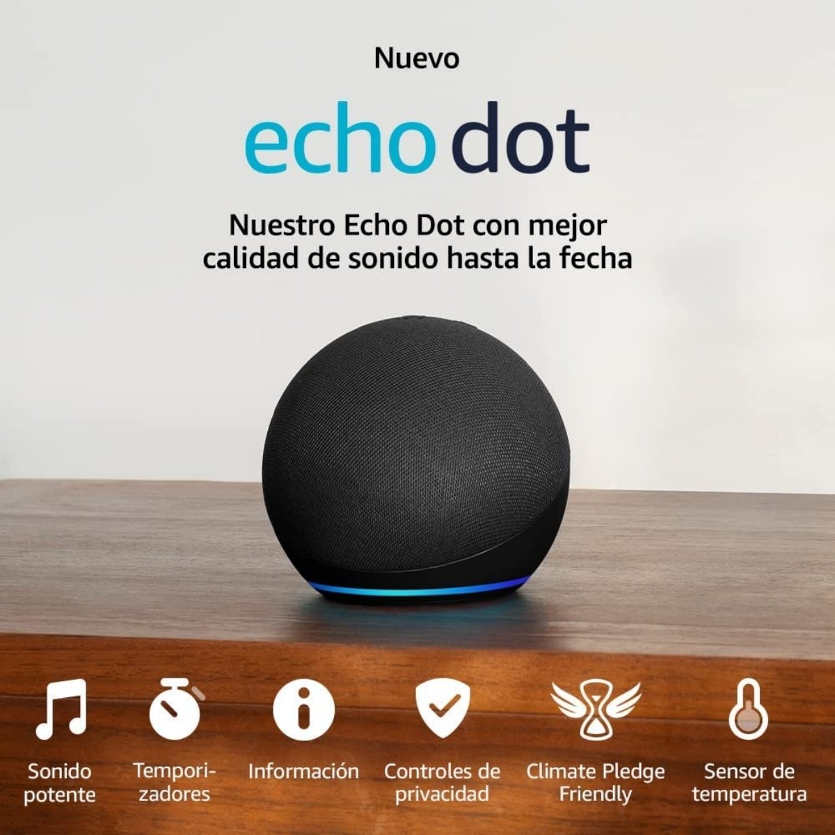 BOCINA ALEXA AMAZON ECHO DOT 5TA. G - Imagen 2