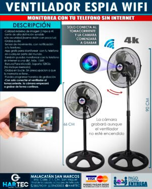 VENTILADOR ESPIA WIFI