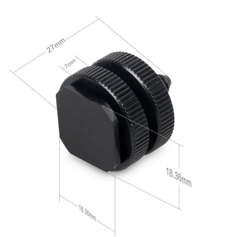 ADAPTADOR DE ZAPATA CON DOBLE TORNILLO DE 1/4" COD: AT01 - Imagen 2