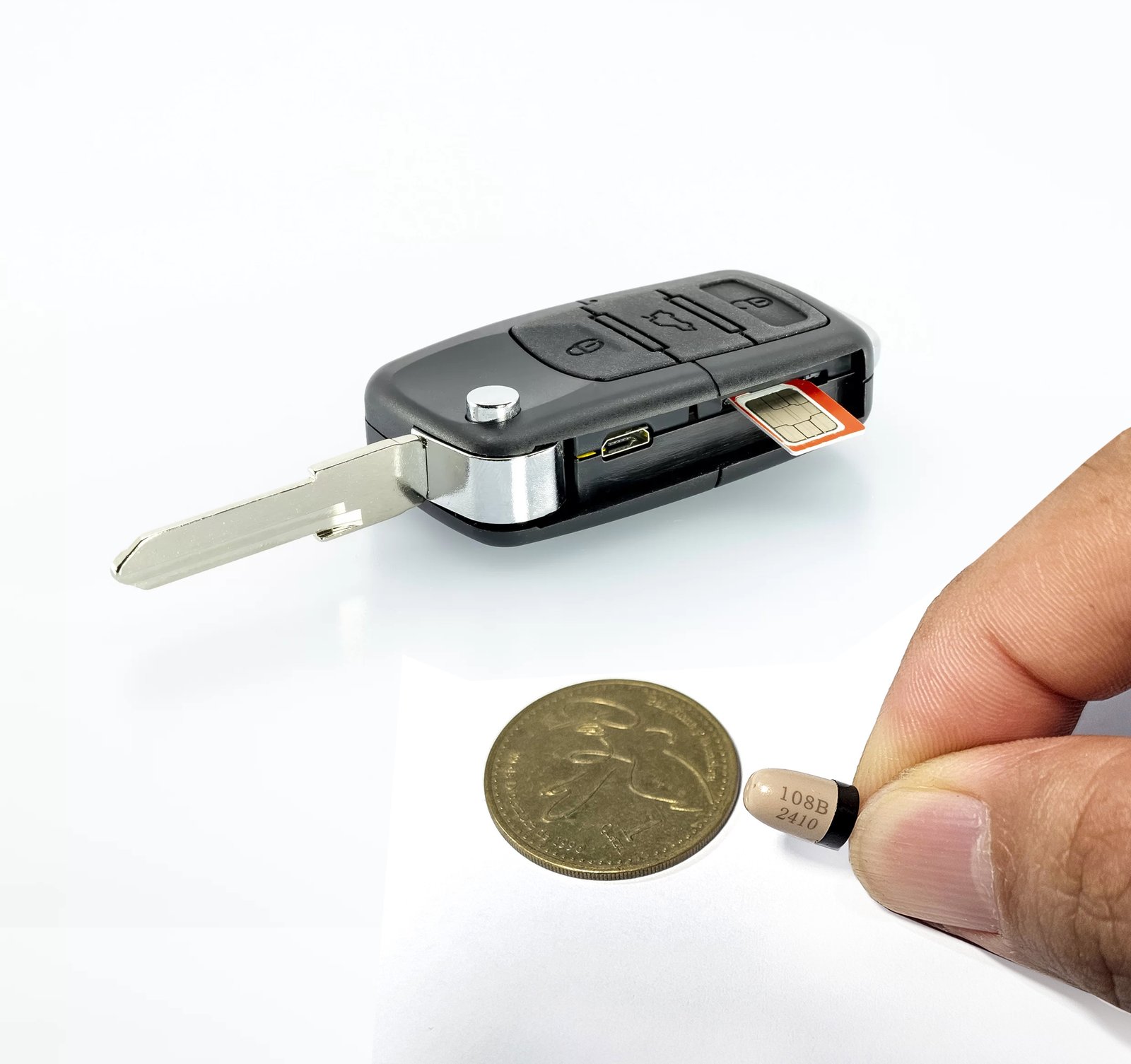 LLAVE DE VEHICULO GSM+ BLUETOOTH CON MICRO AURICULAR - Imagen 4
