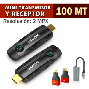 MINI TRANSMISOR Y RECEPTOR HDMI 100MT