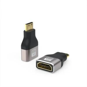 ADAPTADOR MINI HDMI A HDMI HEMBRA 8K 60HZ