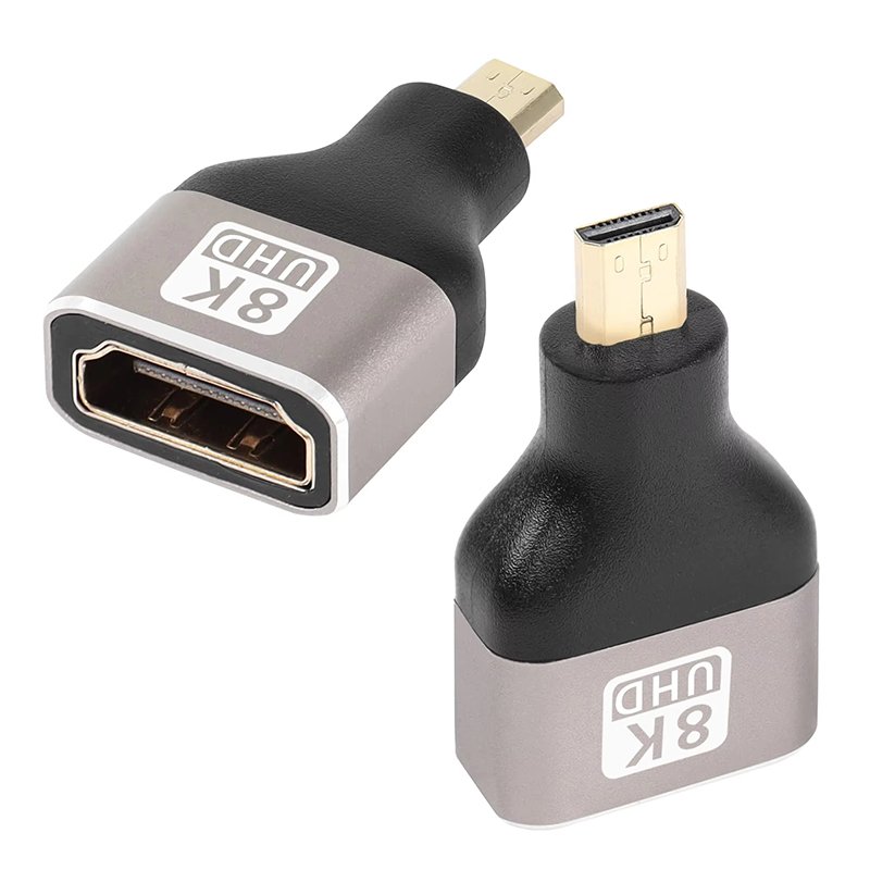 ADAPTADOR MICRO HDMI A HDMI HEMBRA 8K 60HZ
