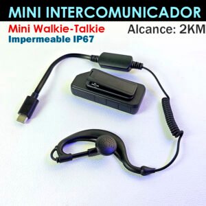 INTERCOMUNICADOR DE SOLAPA PARA TRANSMISIONES, RESTAURANTES-HOTELES. ALCANCE: 2KM v2