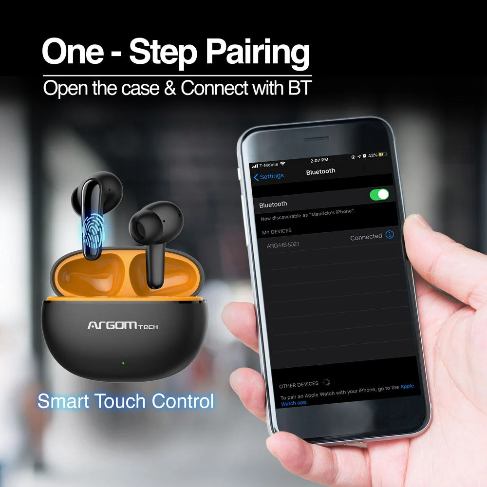 Auriculares inalámbricos estéreo Bluetooth SkeiPods E21 con cancelación activa de ruido. - Imagen 10