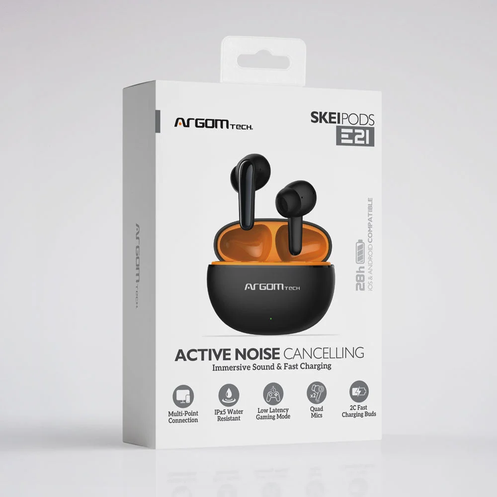 Auriculares inalámbricos estéreo Bluetooth SkeiPods E21 con cancelación activa de ruido. - Imagen 3