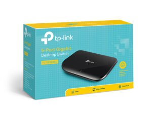 SWITCH NEGRO 5 PUERTOS, 10/100/1000 TP-LINK TL-SG1005D